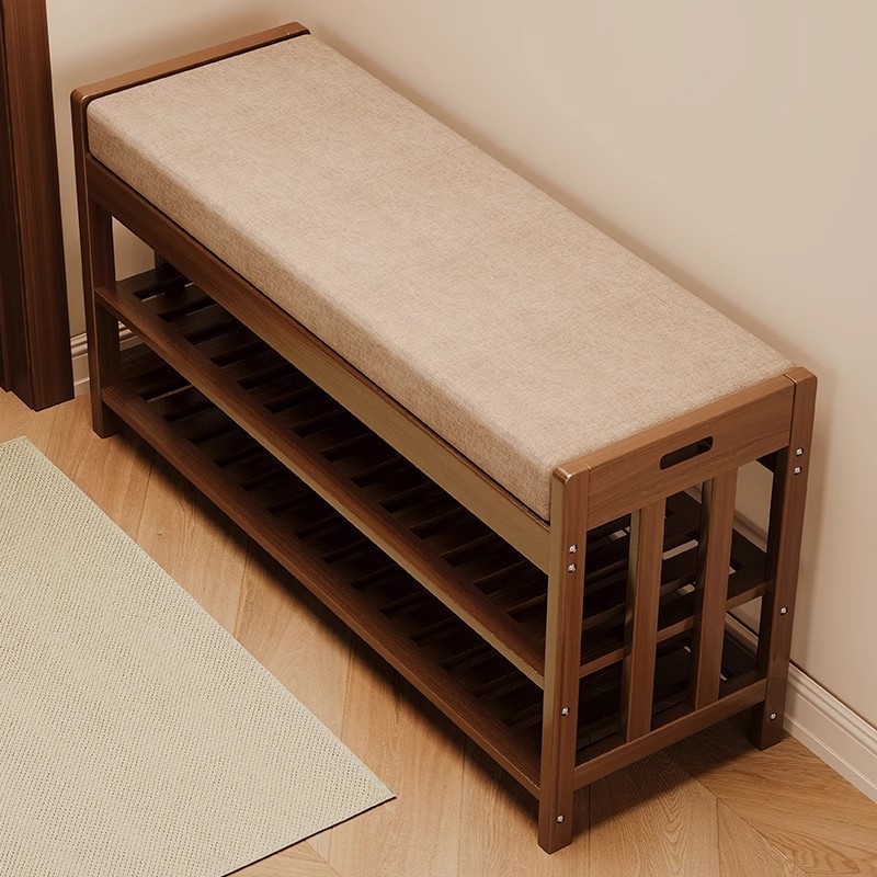 Shoe Rack Cabinet Narrow Entryway - Schuhschrank für den Eingangsbereich mit gepolsterter