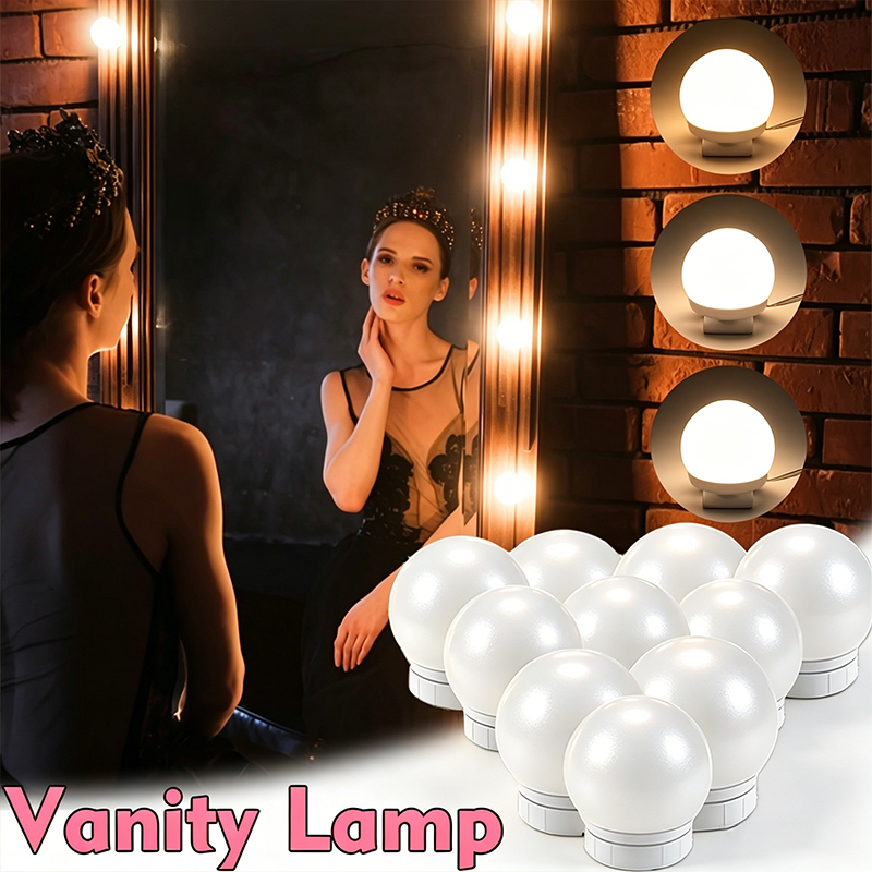 10 LED-Spiegelleuchten-Set, Di – Dressing Table Vanity With Lighted Mirror Bewertung und Preis