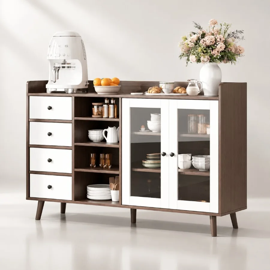 55 cm breites Sideboard mit Gl – Storage Bewertung und Preis