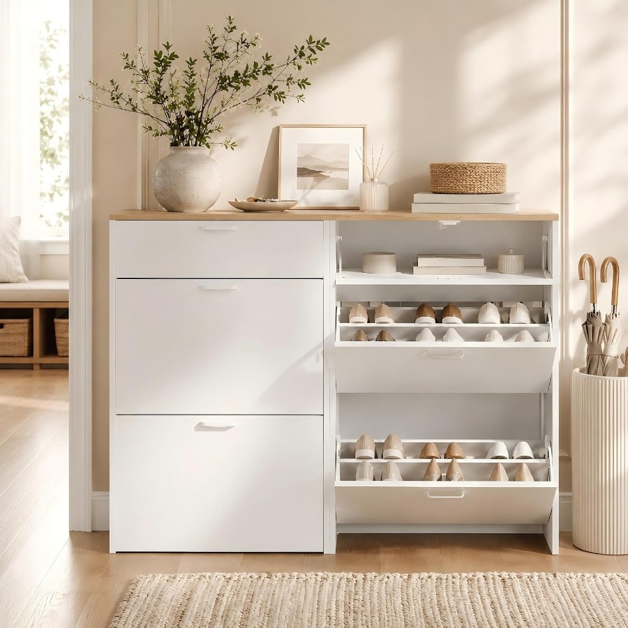 Schuhschrank zur Aufbewahrung  – Shoe Rack Cabinet Narrow Entryway Bewertung und Preis