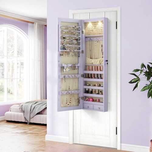 Wand- oder türmontierter Schmu – Full Length Mirror Jewelry Armoire Bewertung und Preis