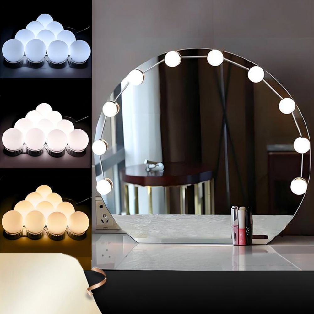 Spiegelleuchte, LED, Hollywood – Dressing Table Vanity With Lighted Mirror Bewertung und Preis