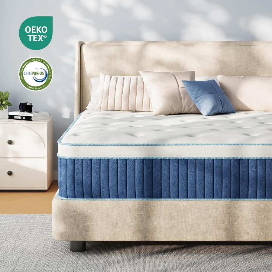 12-Zoll-Hybrid-Matratze in ein – Memory Foam Mattress In A Box Queen Bewertung und Preis